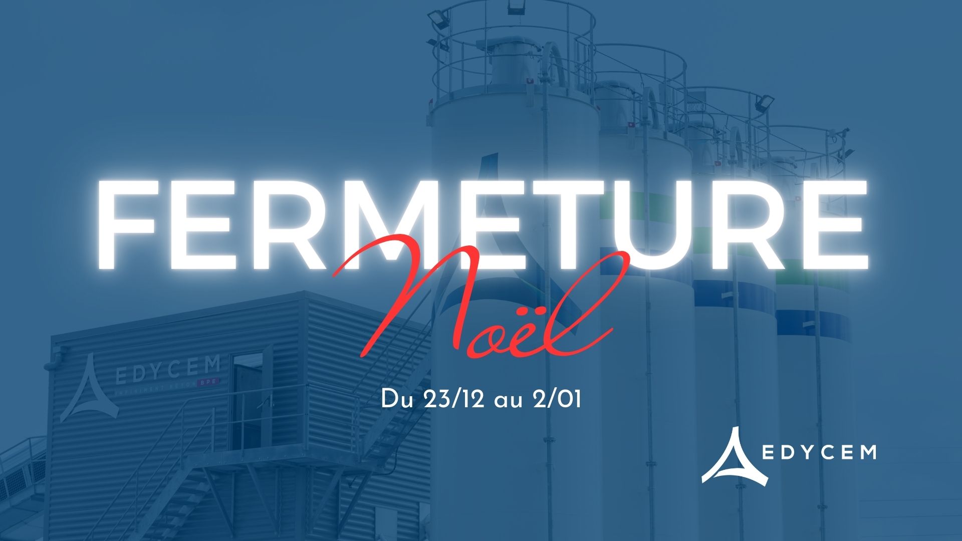 Fermeture - Vacances de Noël 2022